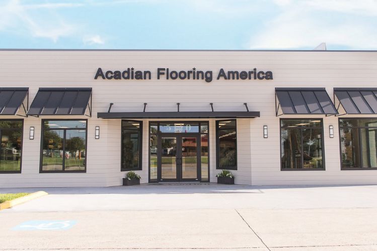 wood look tile flooring in a living room